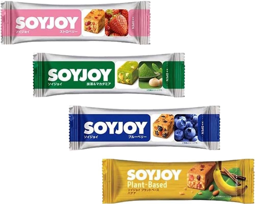 SOYJOY Assortment 4Types Japanese soy and fruit snack bars